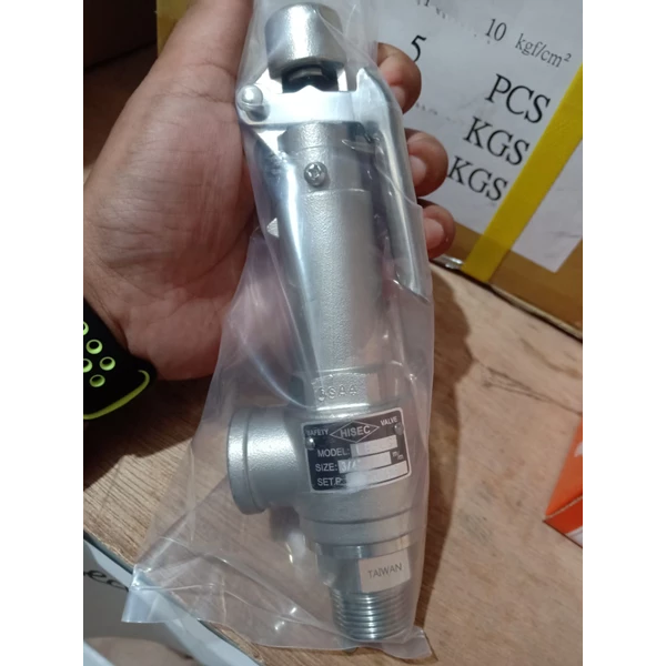 hisec safety valve with handle ss 304